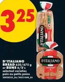 No Frills D'italiano bread offer