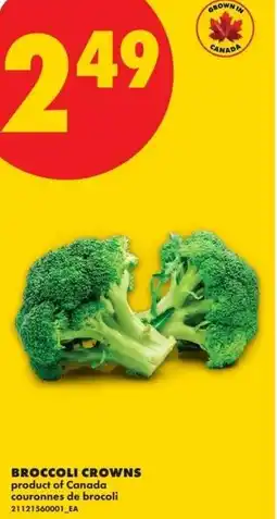 No Frills Broccoli crowns offer