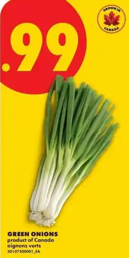 No Frills Green onions offer
