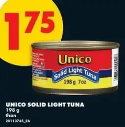 No Frills Unico solid light tuna offer