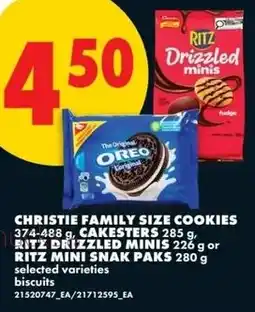 No Frills Christie family size cookies offer