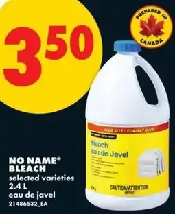 No Frills No name bleach offer