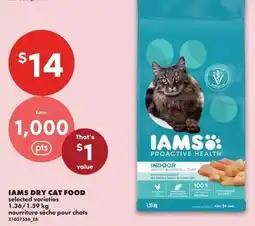 No Frills Iams dry cat food offer