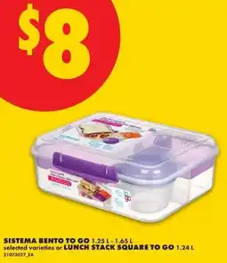 No Frills Sistema bento to go offer