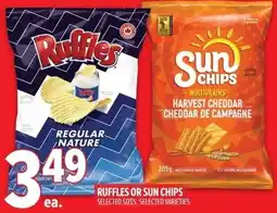 Metro Ruffles or sun chips offer