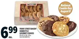 Metro Front street bakery homestyle gourmet cookies offer