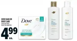 Metro Dove hair or body care offer