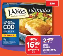 Metro Janes tavern battered cod offer