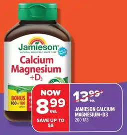 Metro Jamieson calcium magnesium+D3 offer