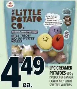 Metro Lpc creamer potatoes offer