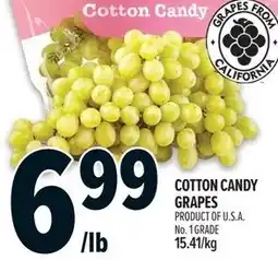Metro Cotton candy grapes offer
