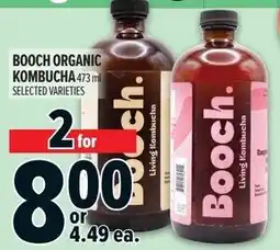 Metro Booch organic kombucha offer