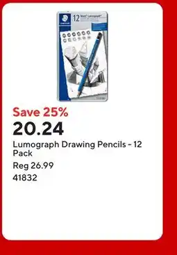 Staples Lumograph Drawing Pencils offer