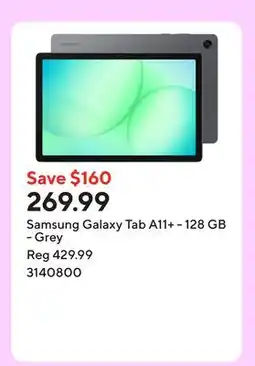 Staples Samsung Galaxy Tab A11+ - 128 GB - Grey offer