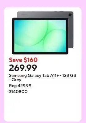 Staples Samsung Galaxy Tab A11+ - 128 GB - Grey offer