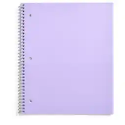 Staples Pep Rally Spiral Notebook - Ruled - 70 Sheets - Lilac offer