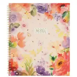 Staples Hilroy Bright Floral Notebook - 10-1/2 H x 8 W - 160 Pages - Yellow offer