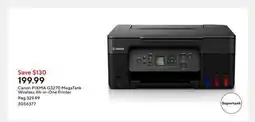 Staples Canon PIXMA G3270 MegaTank Wireless All-in-One Printer offer