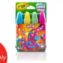 Staples Crayola Washable Sidewalk Chalk offer
