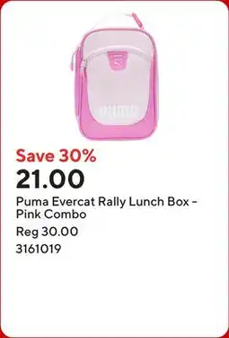 Staples Puma Evercat Rally Lunch Box - Pink Combo offer