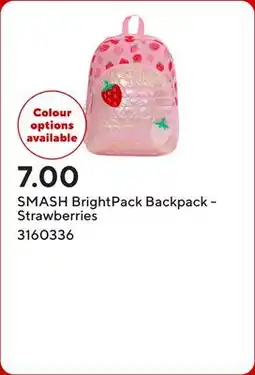 Staples SMASH BrightPack Backpack - Strawberries offer