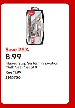 Staples Maped Stop System Innovation Math Set - Set of 8 offer