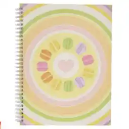 Staples Merangue Ruled Design Notebook - 8 x 10 - Macaron offer