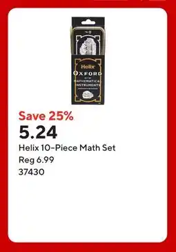 Staples Helix 10-Piece Math Set offer