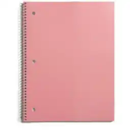 Staples Pep Rally Spiral Notebook - Ruled - 70 Sheets - Pink offer