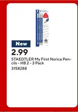 Staples STAEDTLER My First Norica Pencils - HB offer