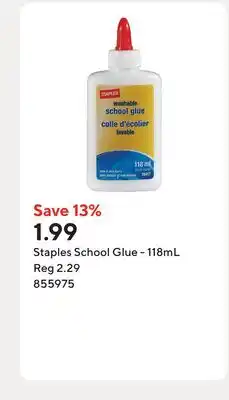 Staples Staples School Glue offer