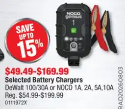 PartSource Selected Battery Chargers offer