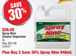 PartSource Spray Nine Cleaner Degreaser offer