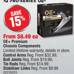 PartSource OE+ Premium Chassis Components offer
