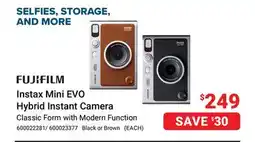Visions Electronics FUJIFILM Instax Mini EVO Hybrid Instant Camera offer