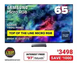 Visions Electronics SAMSUNG Micro RGB offer