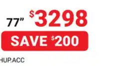 Visions Electronics LG C6 OLED evo AI 77 offer