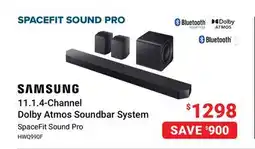 Visions Electronics SAMSUNG 11.1.4-Channel Dolby Atmos Soundbar System offer