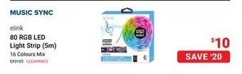 Visions Electronics elink 80 RGB LED Light Strip (5m) offer