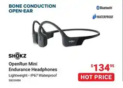 Visions Electronics Shokz OpenRun Mini Endurance Headphones offer