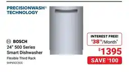 Visions Electronics BOSCH 24 500 Series Dishwasher offer