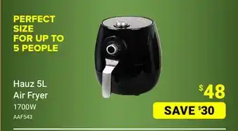 Visions Electronics Hauz 5L Air Fryer offer