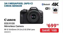 Visions Electronics Canon EOS R100 Mirrorless Camera offer