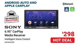 Visions Electronics SONY 6.95 CarPlay Media Receiver offer