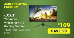 Visions Electronics Acer 24 Aopen Widescreen IPS Gaming Monitor offer
