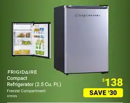 Visions Electronics FRIGIDAIRE Compact Refrigerator (2.5 Cu. Ft.) offer