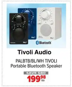 2001 Audio Video PALBTB/BL/WH TIVOLI Portable Bluetooth Speaker offer