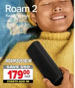 2001 Audio Video ROAM2US1B/W Roam 2 Ready to play offer