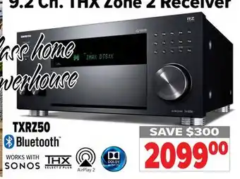 2001 Audio Video 9.2 Ch. THX Zone 2 Receiver offer
