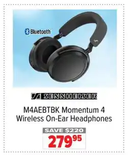 2001 Audio Video M4AEBTBK Momentum 4 Wireless On-Ear Headphones offer
